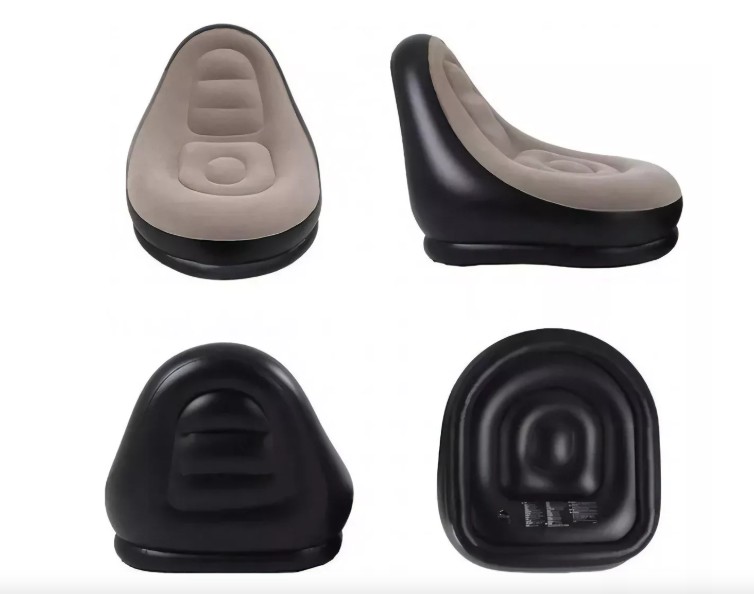 Sillon inflable con reposapies con Bomba